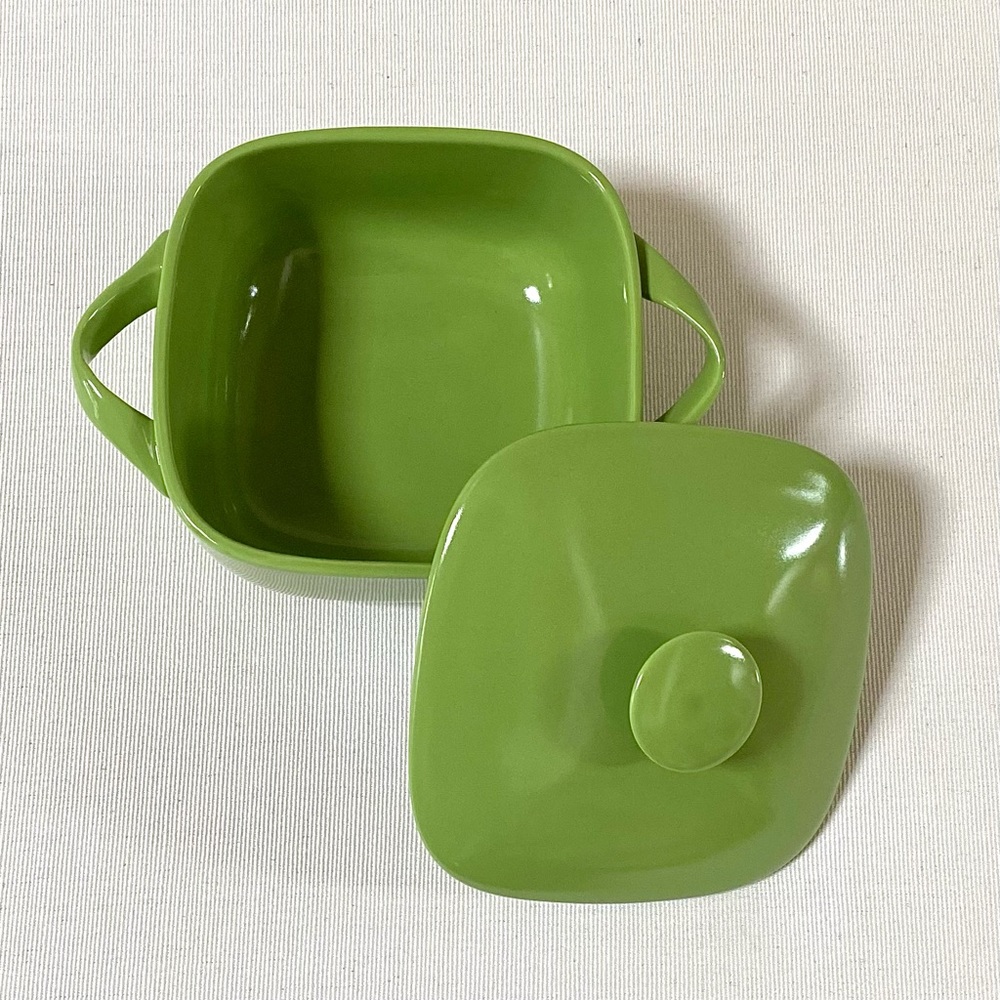 VINTAGE LINDT STYMEIST RSO BRIGHTS SMALL SQUARE COVERED BAKER GREEN, NEW IN BOX - Picture 5 of 9